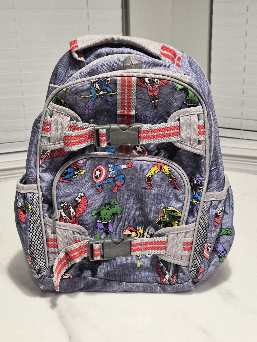 Pottery Barn Kids Avengers Small Mackenzie Backpack, EUC